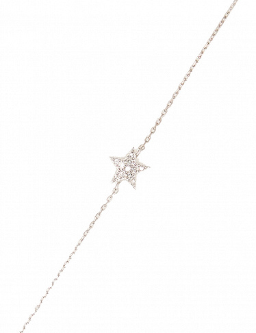 Diamanta Armband «Étoile», Diamant/Weissgold