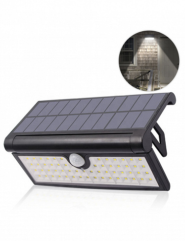 Faltbare Solarlampe, mit Bewegungsmelder & intelligenter Beleuchtung