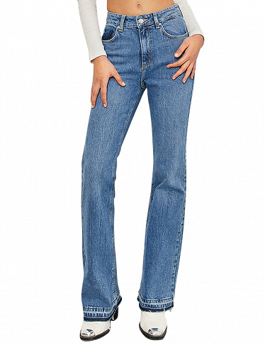 Tally Weijl Jeans mit weitem Bein, blau