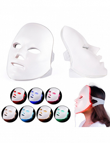 Lichtmaske «Facemask Light», 7 Lichtmodi