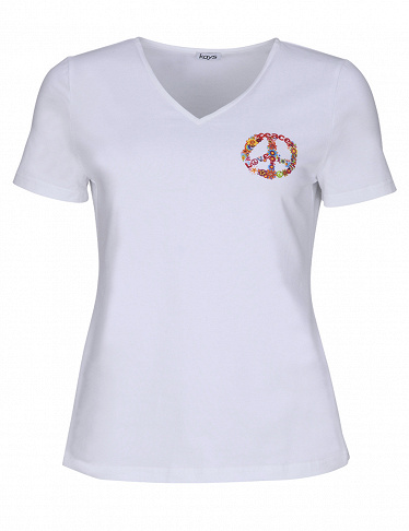 T-Shirt mit Peace-Symbol