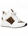 MICHAEL KORS Sneakers Femme «Georgie», blanc/doré