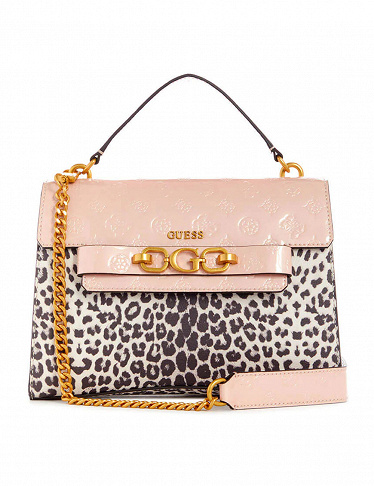 GUESS Handtasche «Zira», leopard
