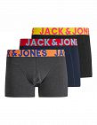 Jack & Jones Boxer im 3er-Pack, ohne Öffnung, navy + grau + schwarz