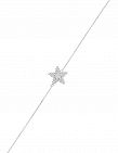 Artisan Joaillier Bracelet «Stars», or blanc/diamant