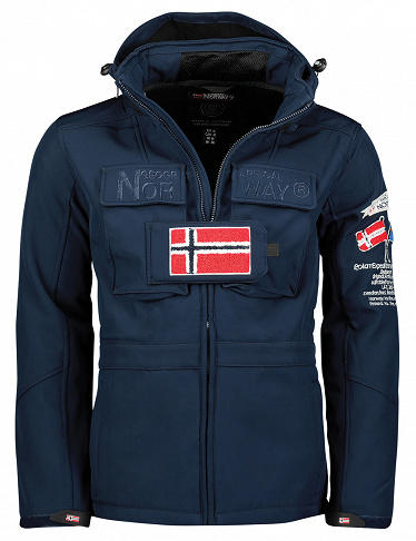 GEOGRAPHICAL NORWAY EXPEDITION Herrenjacke «Target», softshell, navy