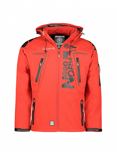 GEOGRAPHICAL NORWAY EXPEDITION Herrenjacke «Techno», Softshell, rot