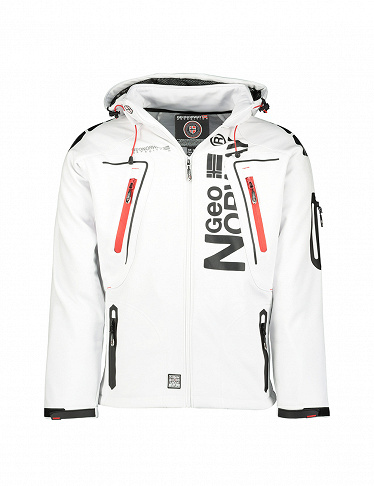 GEOGRAPHICAL NORWAY EXPEDITION Herrenjacke «Techno», Softshell, weiss