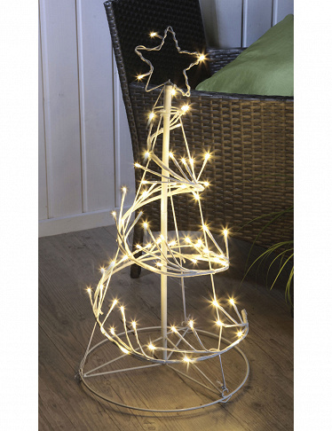 Sapin en spirale LED Gainsborough, H 152 cm