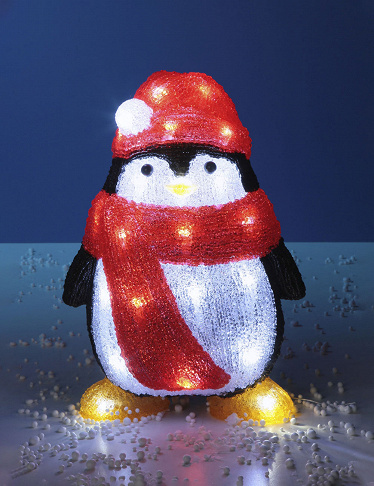 Weihnachtspinguin, 30 LEDs