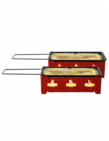 Raclette-Grill «CH Kreuz», mit Rechaud-Kerzen