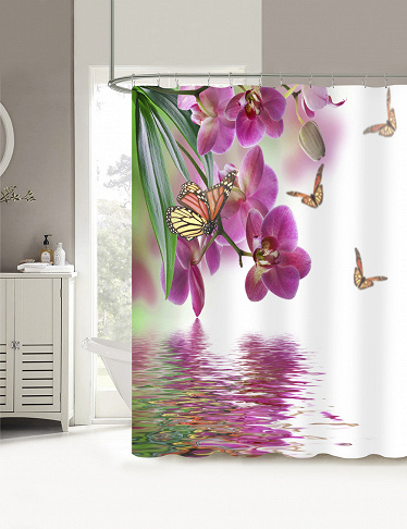 Duschvorhang «Orchid», 180 x 180 cm