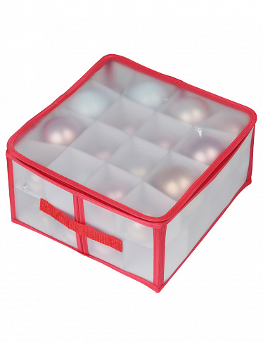 Boîte de rangement pour boules de Noël, jusqu'à 32 boules, 30 x 30