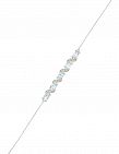 DIAMOND & CO Bracelet «Adelaïde», diamant/topaze/or blanc