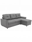 Canapé-lit «Folky 2», L 228 x H 89 x P 142 cm, gris