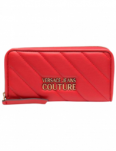 Versace Jeans Gesteppte Brieftasche, rot