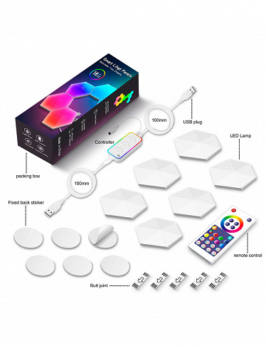 Intelligente Spiralloch-LED-RGB-Wandleuchte Likeke™