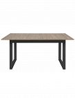 Table «Aston», extensible, L 160-200 x H 75 x P 90 cm, décor bois/noir