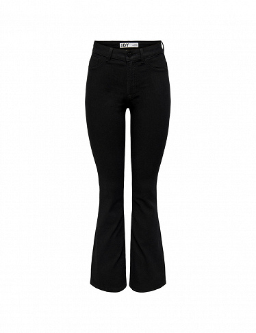 JACQUELINE de YONG Jeans ausgestellt L30, schwarz