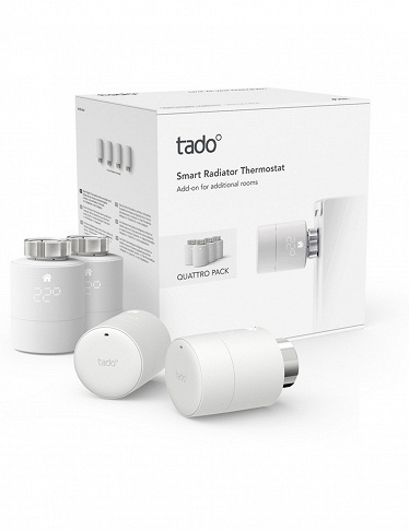 Tado Thermostat «Smart Radiator Quattro Pack SRT-4», 4 Stück