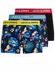 JACK & JONES Boxers, pack de 3, multicolore + multicolore + noir