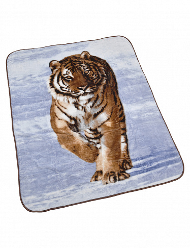 Fleecedecke «Tiger», 152 x 203 cm