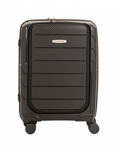 SWISSBAGS Koffer mit Tasche «Oxygen», 55x40x23 cm, schwarz