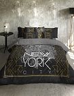Bettwäsche «New York» aus reiner Baumwolle