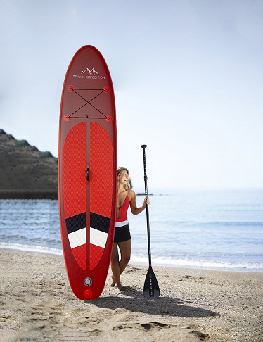 TRAVEL EXPEDITION Stand up Paddle «Expert» aufblasbar, 320 x 76 x 15 cm