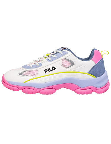 FILA Damen-Sneakers «Strada Lucid», weiss/lila/rosa