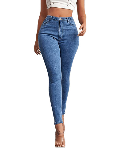 G-Smack 7/8-Jeans denim Slim Fit, blau