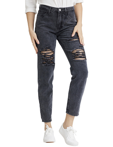 Jeans loose fit «Rebel», schwarz