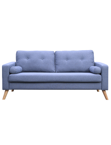 Sofa «Alba», 3-Sitzer, B 181 x H 84 x T 82 cm, blau