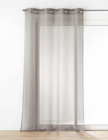 Vorhang «Lissea», H 240, B 140 cm, taupe