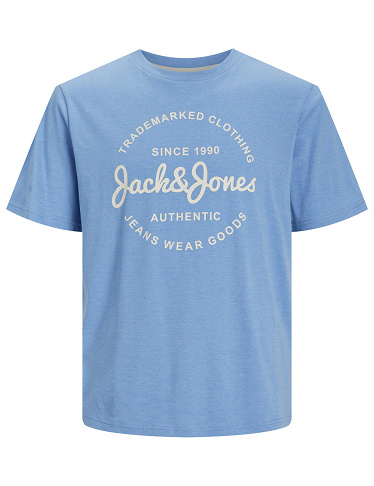 JACK&JONES T-Shirt mit Logo, dunkelblau