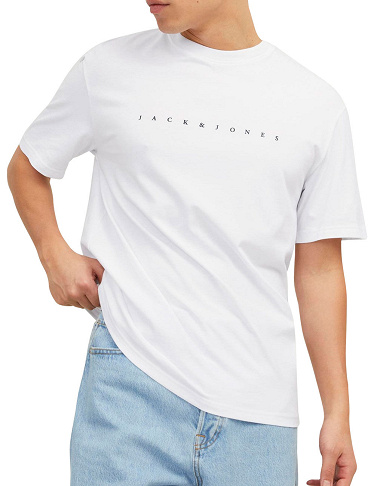 JACK&JONES T-Shirt «Star», weiss