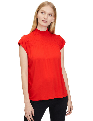 Tamaris T-Shirt «Caan», rot