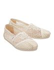 TOMS Espadrilles «Alpargatas», aus Spitze, eierschale