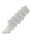 JACK&JONES Chaussettes, pack de 5, gris