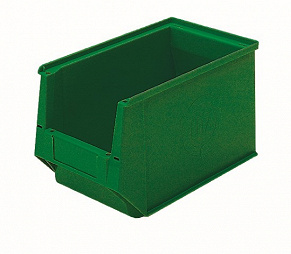 Sichtlagerkasten in grün 350/300 x 210 x 200 mm