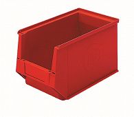 Magazijnbak in rood 350/300 x 210 x 200 mm