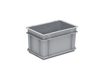 geschlossener Eurobehälter mit 2 Griffen 300x200x170 mm