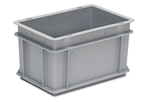 geschlossener Eurobehälter mit 2 Griffen 300x200x170 mm