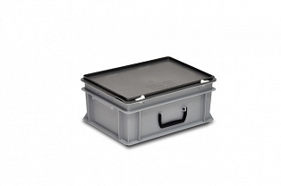 Plastic case 400x300x185 mm carry handle on one long side