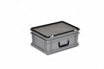 Plastic case 400x300x185 mm carry handle on one long side