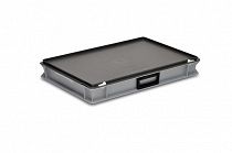 Plastic case 600x400x90 mm carry handle on one long side