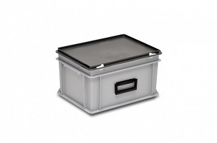 Plastic case 400x300x235 mm carry handle on one long side