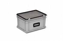 Plastic case 400x300x235 mm carry handle on one long side