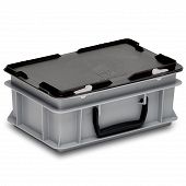 Plastic case 300x200x135mm carry handle on one long side
