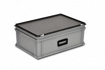 Plastic case 600x400x235 mm carry handle on one long side